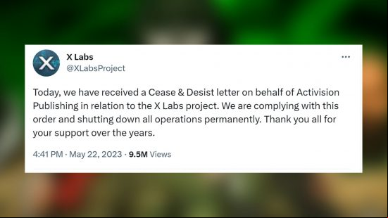Activision shuts down another Call of Duty fan project