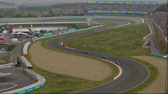 The Japan GP in F1 25 from above.