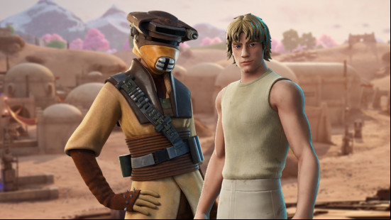 Boushh Leia and Dagobah Luke, two of the best Star Wars Fortnite skins.